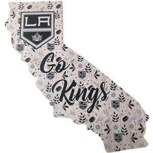 Los Angeles LA Kings Logo NHL California State Hockey Sports Team Wall Art Go